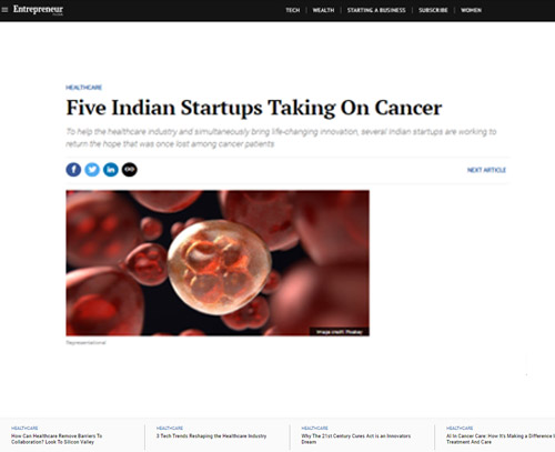 Startups Taking On Cancer