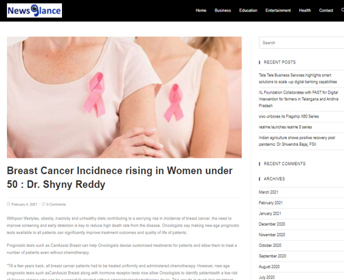 Breast Cancer incidnece rising